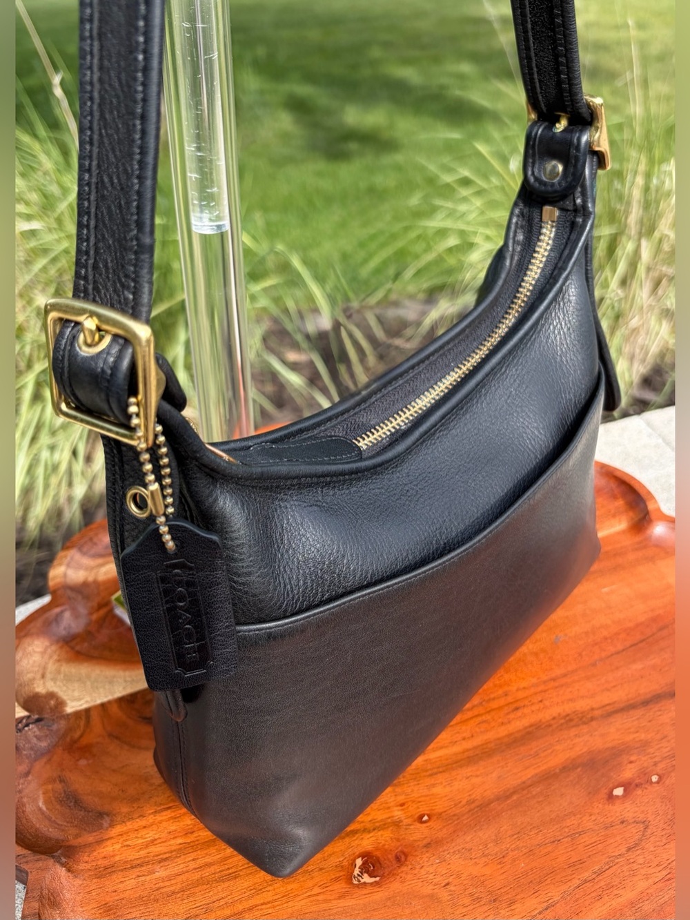 Vintage COACH Legacy Hobo Black Leather 9136 EUC - Picture 5 of 16